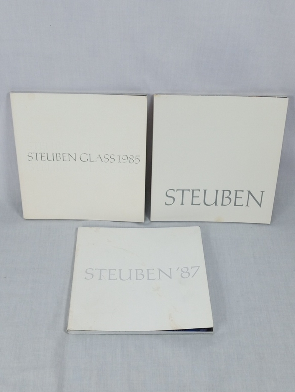 The Steuben Glass Catalogs 1985 1987 And 1988